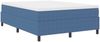 vidaXL Boxspringbett Blau und Weiß 140 x 190 cm Cordstoff 3337465 Bild 2