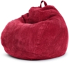 Green Bean® Indoor Sitzsack waschbar, EPS-Perlen Füllung / Cordstoff rot, 90x110 cm
