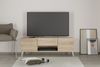 FMD Möbel - BRIGHTON 2 - TV-Board - melaminharzbeschichtete Spanplatte - Eiche Nb - 140 x 46,5 x 34,5cm Bild 2