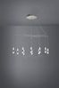 Eglo 39327 LED Pendelleuchte SANTIGA nickel-matt weiß, nickel-matt L:135cm B:41,5cm H:110cm Bild 1