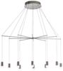 Eglo 39327 LED Pendelleuchte SANTIGA nickel-matt weiß, nickel-matt L:135cm B:41,5cm H:110cm Bild 3