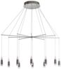 Eglo 39327 LED Pendelleuchte SANTIGA nickel-matt weiß, nickel-matt L:135cm B:41,5cm H:110cm Bild 2