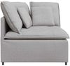 vidaXL Modulares Sofa Eckmodul mit Kissen Wolkengrau 100 cm 4104456 Bild 4