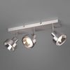 Deckenlampe, Metall, silber, 3 flammig, Strahler schwenkbar Bild 4