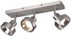 Deckenlampe, Metall, silber, 3 flammig, Strahler schwenkbar Bild 5
