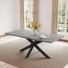 Jiexi Essgruppe Tisch-und Stuhlset, Ausziehbarer Esstisch (130–170 cm) mit 4-6 Stühlen Bild 4