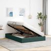 vidaXL Ottoman Bettgestell mit Speicher Dunkelgrün 140 x 200 cm Samt 3442889 Bild 4