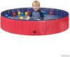 vidaXL Kinder Schwimmbecken Rot und Blau Ø 160 x 30 cm 3416317 Bild 3