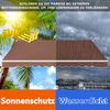 Markise mit Kurbel Gelenkarmmarkise Sonnenschutz Balkonmarkise Sonnenmarkise Braun Bild 4