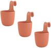 Engelland Blumentopf Blumentopf zum Hängen (Vorteils-Set, 3 St, Fassungsvermögen 2,3 Liter), UV-Beständig, Frostbeständig, Drainagesystem, ideal für Geländer/Zäune Bild 2