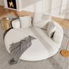 HAUSS SPOLE Schlafsofa aus Cordstoff,klappsofas mit schlaffunktion,klapsofabett mit Kissen, 2-in-1 Boden-Sofa, Schlafsofa mit rutschfester Unterseite, Multifunktionssofa Gästebett mit 3 Kissen Bild 3