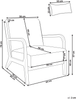 Sessel SKOVDE Webpelz Hellbeige Bild 2