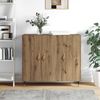 Sideboard, Kommode Artisan-Eiche 90 x 34 x 80 cm Holzwerkstoff j1122p Bild 4
