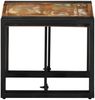 vidaXL Couchtisch Mehrfarbig 40x40x35 cm Altholz Massivholz 4016683 Bild 3