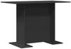 vidaXL Esstisch Schwarz 110 x 60 x 75 cm Holzwerkstoff 863161 Bild 2