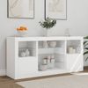 vidaXL Sideboard mit LED-Leuchten Weiß 142,5x37x67 cm 3209086 Bild 3