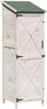vidaXL Gartenschuppen Weiß 59,5 x 56 x 176,5 cm Massivholz aus Fichte 42033477 Bild 2