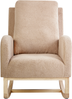 Schaukelsessel ALSTA Bouclé Beige Bild 5