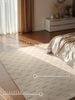 Villeroy & Boch Wollteppich Scala, rechteckig, Höhe: 10 mm, Handgewebt, Wolle, Kariert, Natur, 3D-Struktur, Karo, Wohnzimmer Bild 3