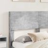 vidaXL Bettgestell mit Stauraum und Kopfteil Betongrau 150x200 cm 3414374 Bild 3