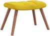 vidaXL Relaxsessel mit Hocker Senfgelb Samt [328069] Bild 5