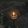 Lights4fun LED Gartenleuchte 4er Set Outdoor TruGlow® Solar-Teelichter mit Erdspieß Bild 3