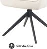B&D home Polsterstuhl ARVIT (1 St), Federkern, drehbares Metallgestell, mit Armlehnen Bild 4