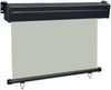 vidaXL Balkon-Seitenmarkise 105x250 cm Grau 48416 Bild 3