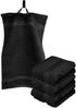 Lashuma Gästehandtücher Linz, Frottee (4-St), Frottee Handtuchset schwarz 30x50 cm Bild 5