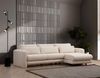 Ecksofa, 'Lily', 73 x 165 x 290, Creme Bild 1