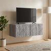 vidaXL Wandmontierter TV-Schrank 59,5 x 41 x 30 cm Grau Sonoma 898851 Bild 3