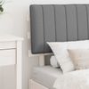 vidaXL Bettgestell mit gepolstertem Kopfteil Hellgrau 75 x 190 cm 877533 Bild 3