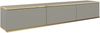 AX LIVING Wohnzimmer Lowboard Orkis MDF 175 cm Modern in Grau Bild 2