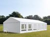 Party-Zelt Festzelt 6x12 m feuersicher Garten-Pavillon -Zelt PVC Plane 750 N in weiß Wasserdicht Bild 1