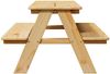 vidaXL Kindertisch mit Bänken IRUN 90x79,5x50 cm Massivholz 42000163 Bild 5