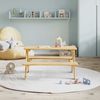 vidaXL Kindertisch mit Bänken IRUN 90x79,5x50 cm Massivholz 42000163 Bild 3