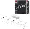 Paulmann No. 94483 LED Seilsystem Frame Basisset 5 Spots 3000K Weiß Chrom Bild 4