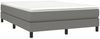 vidaXL Boxspringbett, Stoff, Dunkelgrau, 140x190 cm Bild 3
