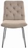 KAWOLA Stuhl NEW CHARME Esszimmerstuhl Cord taupe 87 x 66 x 52 cm Bild 3