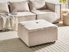 Ottomane AXEBO Bouclé Beige Bild 3