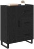 vidaXL Sideboard mit Schubladen Schwarz Eichen-Optik 69,5 x 34 x 90 cm 881542 Bild 3