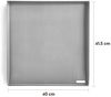 BURNHARD® Grillrost Plancha Grillplatte Edelstahl FRED 41,5 x 40 x 3,5 cm Bild 1