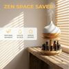 BlingBin Ablageregal Aromatherapie-Öl-Halter Ätherisches Öl Display Ständer Holzorganisator, 1er Set 1-tlg, 2-stöckiger Ölkasten-Aufbewahrungsregal für Ätherische Öle und Duftöle Bild 3