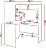 Schreibtisch Nirano (Farbe: Schwarz) Bild 4