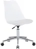 Vente-unique - XAFY Office chair Plastik Weiß - B 57 cm x H 92 cm80 cm x L 49 cm Bild 3