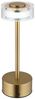 LED Tischleuchte, messing rauch, Touchdimmer, H 23,5 cm Bild 5