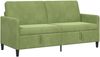 vidaXL Sofa mit Stauraum Hellgrün 172 x 78 x 87 cm Polyester 42036964 Bild 2