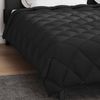 vidaXL Winterbettdecke Schwarz 240 x 260 cm Mikrofaser 42025715 Bild 4