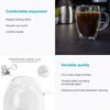 Intirilife Thermoglas, 4-tlg, Glas, Gläser Set Thermoglas Teeglas Kaffeeglas 250ml Doppelwandig (4-tlg) Bild 2
