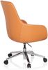 hjh OFFICE Profi Chefsessel BARENO Leder orange Bild 4
